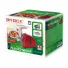Máquina de picar carne Brock MG 1502 RD 1500W, vermelho/aço