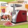 Máquina de picar carne Brock MG 1601 RD 1400W, vermelho/aço