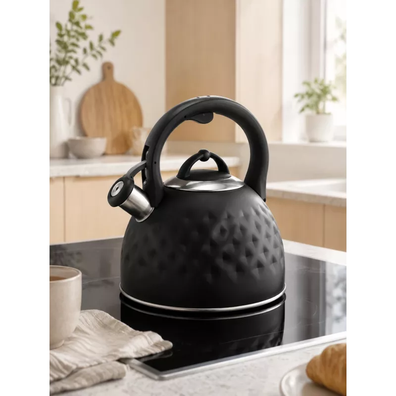 Chaleira Brock MWK 002 BK La Cuisinette 2,7L preta/aço inoxidável