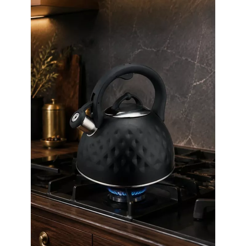 Chaleira Brock MWK 002 BK La Cuisinette 2,7L preta/aço inoxidável