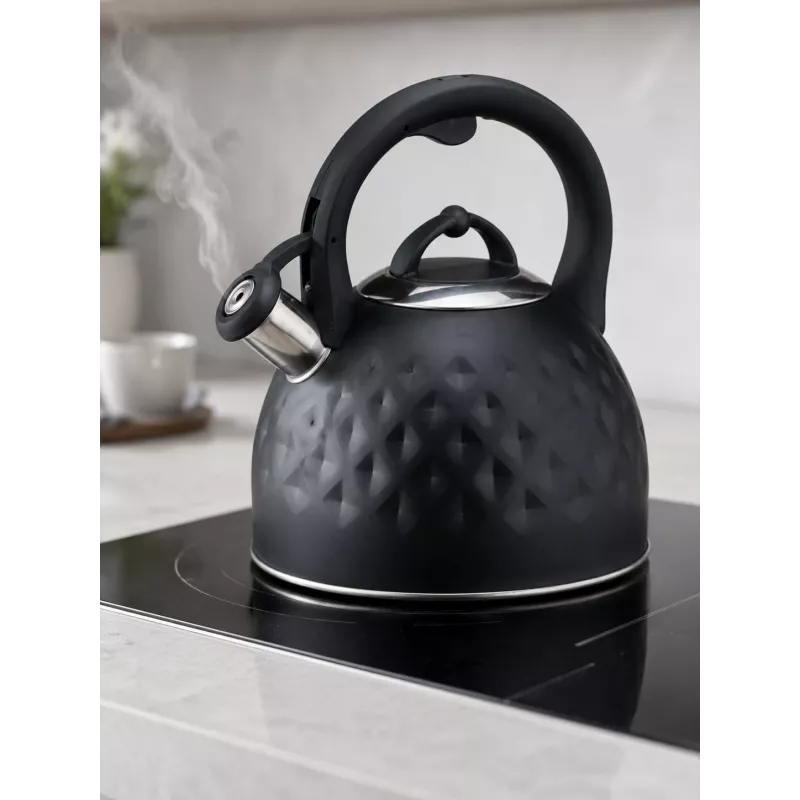 Chaleira Brock MWK 002 BK La Cuisinette 2,7L preta/aço inoxidável