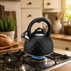 Chaleira elétrica Brock MWK 003 BK La Cuisinette 2,5 L 2200 W preta/aço