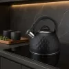 Chaleira elétrica Brock MWK 003 BK La Cuisinette 2,5 L 2200 W preta/aço