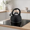 Chaleira elétrica Brock MWK 003 BK La Cuisinette 2,5 L 2200 W preta/aço