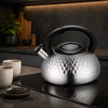 Chaleira elétrica Brock MWK 004 La Cuisinette 2,5L aço inoxidável