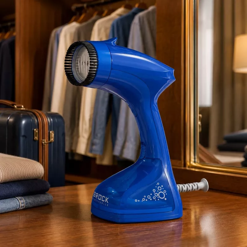 Ferro de engomar a vapor Brock PSI 2201 BL 1600 W base cerâmica 200 ml azul