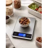 Balança de cozinha digital Brock SKS 1008 em tamanho grande com visor LED