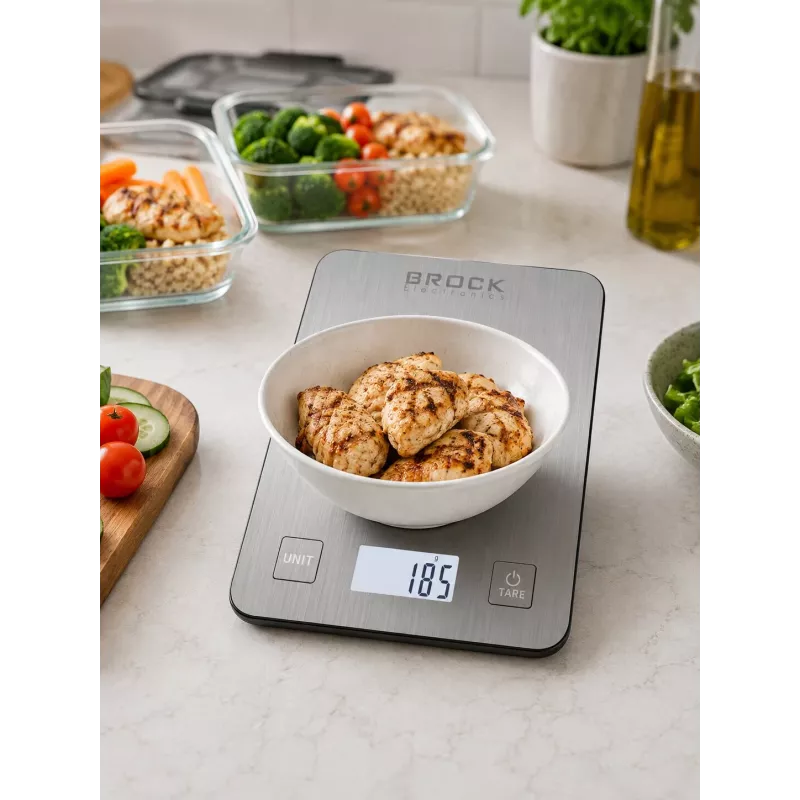 Brock SKS 1009 balança de cozinha digital com visor LED
