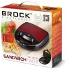 Torradeira de sandes Brock SSM 2001 RD 750W vermelha
