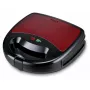 Máquina 4 em 1 Brock SSM 6004 RD sanduicheira/máquina de frutos secos/gofreiras e grelhador 750 W, vermelha