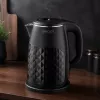 Chaleira elétrica Brock WK 0618 BK com parede dupla 1,8L 1500W, preta