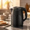 Chaleira elétrica Brock WK 0618 BK com parede dupla 1,8L 1500W, preta