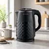 Chaleira elétrica Brock WK 0618 BK com parede dupla 1,8L 1500W, preta