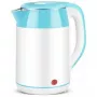 Chaleira elétrica Brock WK 5521 WH 1,8L 1500W branca/azul com base de 360°