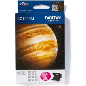 Brother LC-1240M tinteiro original magenta – 600 páginas, jato de tinta, série LC-1240 BROLC1240M
