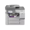 Impressora multifunções jato de tinta a cores Brother MFC-J5117DW A3 com impressão, cópia, digitalização, fax, duplex, Wi-Fi, Ethernet, USB, bandeja de papel para 250 folhas, ADF de 50 folhas, ecrã tátil, branca
