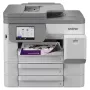 Impressora multifunções jato de tinta a cores Brother MFC-J5117DW A3 com impressão, cópia, digitalização, fax, duplex, Wi-Fi, Ethernet, USB, bandeja de papel para 250 folhas, ADF de 50 folhas, ecrã tátil, branca