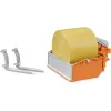 BRUDER 02353 basculante de três lados com caixa de carga e garfos, escala 1:16, verde/cinzento