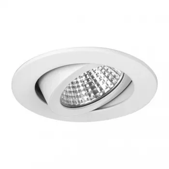 Brumberg 12353073 DAMITA projetor LED redondo de teto 6W 3000K branco IP65 orientável