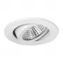 Brumberg 12353073 DAMITA projetor LED redondo de teto 6W 3000K branco IP65 orientável