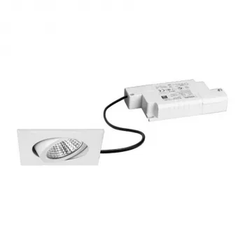 Brumberg 39365073 Conjunto de Focos LED Embutidos BB05 Quadrado Branco 3000K 6W 230V Regulável por Fase Orientável