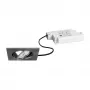 BRUMBERG 39365153 Conjunto de Focos LED Embutidos BB05 Quadrado Níquel Mate 6W 230V Regulável por Corte de Fase 3000K 450lm 38° Orientável