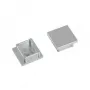 Brumberg 53039260 Conjunto de Terminais para Perfis LED QUALITYFLEX, Prata, Plástico