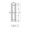 BRUMBERG 87116070 Conector mecânico para calha de 3 fases ONETRACK DALI, exterior, branco