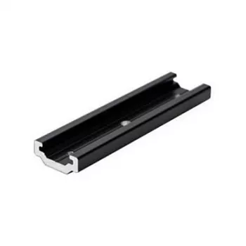 Conector longitudinal BRUMBERG 87116080 para sistema de calha de 3 fases, preto