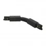 Brumberg 87131080 Conector flexível para calha trifásica, preto
