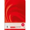 BRUNNEN caderno escolar Vivendi linha 5 quadriculado sem margem A4 16 folhas 32 páginas 80 g/m² papel branco agrafado capa cartão cores sortidas