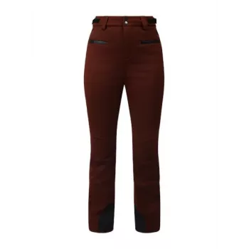 Brunotti Coldlake Calças de esqui softshell para mulher – vermelho-escuro (bordeaux) tamanho S – 8000mm impermeável, stretch 4 direções