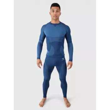 Calças térmicas Brunotti Grenoble para homem, M, azul-escuro