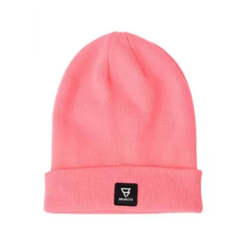 Gorro de malha Brunotti Tignes2.0 unissexo – rosa coral, tamanho único
