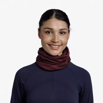 Buff Lightweight lã merino porta-objetos multifunções - granada