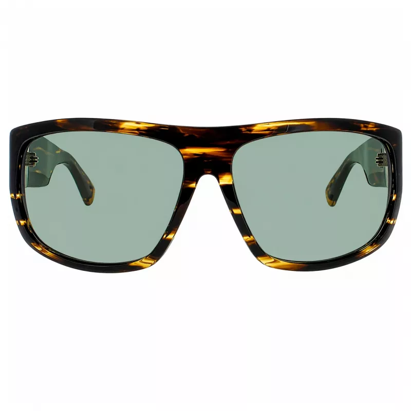 Óculos de sol BUGATTI Man 43C-DT pilot/retangular metal/acetato 66/15/123 mm UV400