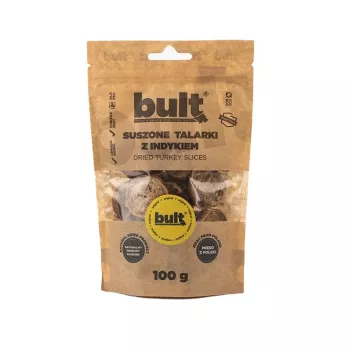 Tiras de peru secas BULT para cães 100g – snack de treino sem cereais e rico em proteínas