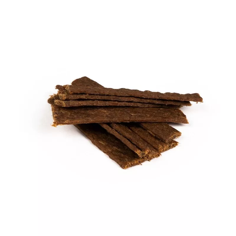 Tiras saborosas BULT de coelho para cães – recompensas de treino sem cereais, 6 unid. (60 g)