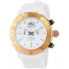 Relógio de mulher BULTACO H1PW43C-CW1 analógico de quartzo 43mm bracelete de pele branca