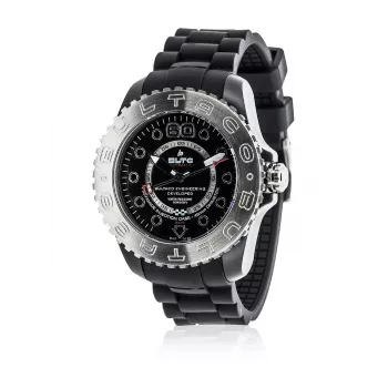 BULTACO MAN BLPB45A-CB2 relógio de quartzo analógico 45mm preto silicone