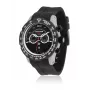 Relógio de homem BULTACO H1PA48C-SB2 48 mm quartzo analógico preto silicone