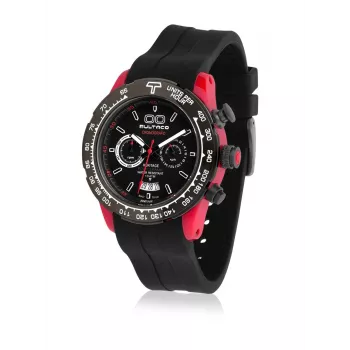 BULTACO Relógio de homem H1PR43C-CB1 43mm quartzo analógico pele preta