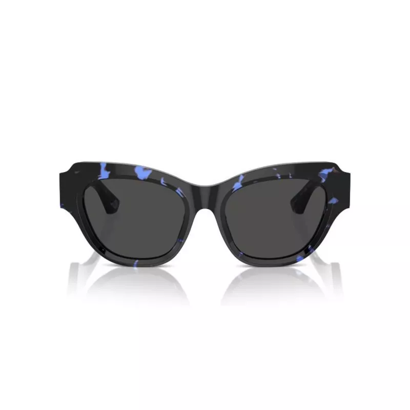 Óculos de sol de mulher Burberry BE4423-411187, armação cinzento transparente, lentes cinzentas degradê, 52 mm