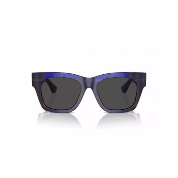 Óculos de sol de senhora Burberry BE4424 armação Dark Havana lentes cinzentas escuras 52/18/140 mm