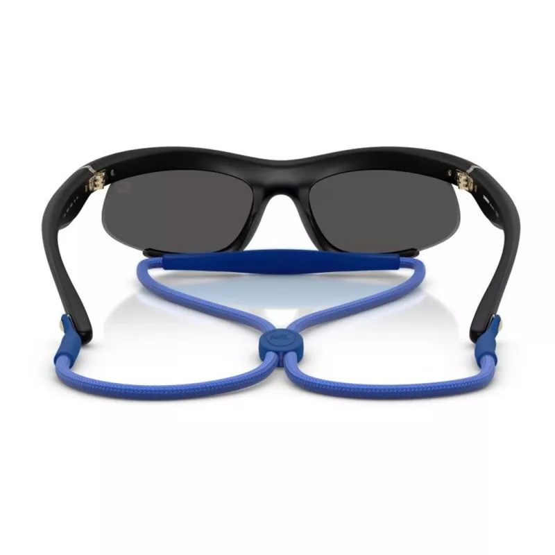 Óculos de sol de mulher Burberry BE4462-345287, geométricos, acetato cinzento transparente, lentes cinzento escuro, 64/20/125 mm