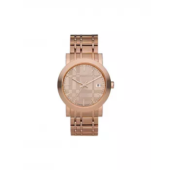 Relógio de homem Burberry BU1864 38 mm pele preta