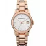Relógio de mulher Burberry BU9104 26mm quartzo suíço aço inoxidável prateado