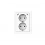 BUSCH-JAEGER 2TKA00006023 Tomada dupla USB-C Safety+, branco alpino