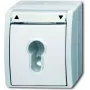 Busch-Jaeger Ocean 2712 SLW-54 Tomada SCHUKO de sobrepor, IP44, branco 2CKA001101A0924