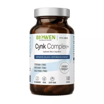 BWN BIOWEN Zinc 3X Immunity – suplemento alimentar para pessoas – 100 cápsulas